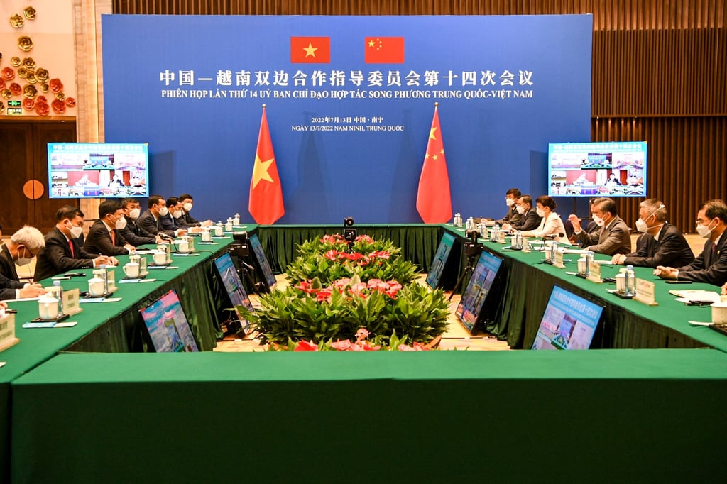 High-level talks between China and Vietnam included frank discussions on trade as well as agreement on fishing and other issues relating to the South China Sea. Photo: Xinhua