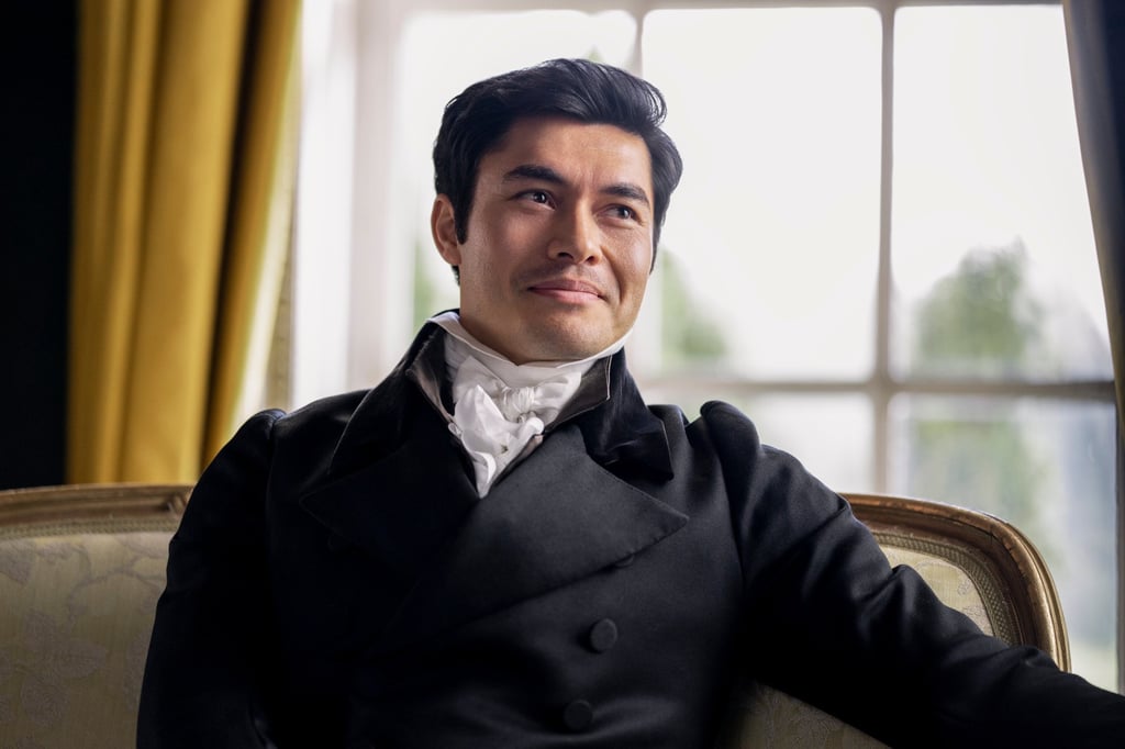 Henry Golding as Mr. Elliot in Persuasion. Photo: Nick Wall / Netflix