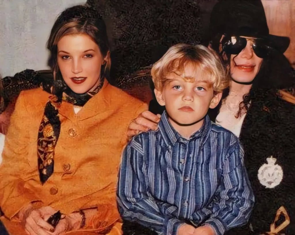 A young Benjamin Keough with his mum Lisa Marie Presley and her ex-husband Michael Jackson in 1997. Photo: @benjamin__storm/Instagram A young Benjamin Keough with his mum Lisa Marie Presley and her ex-husband Michael Jackson in 1997. Photo: @benjamin__storm/Instagram