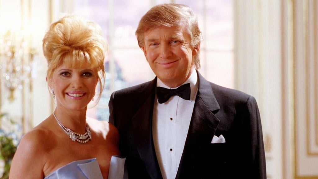 Ivana Trump and Donald Trump were married from 1977 to 1992. Photo: @FanaTeresafana/Twitter, Pizza Hut Commercial