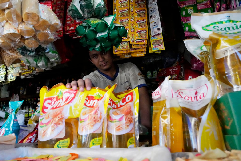 Inflation and the rising cost of living could derail Jokowi’s legacy Nusantara project. Photo: AP Inflation and the rising cost of living could derail Jokowi’s legacy Nusantara project. Photo: AP