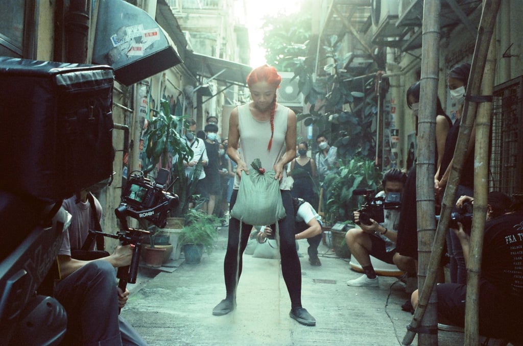 Artist Jing Pang, seen here performing “Back and Forth” (2021), will perform at the Per.Platform festival. Photo: Hannah Wong Choi-yi