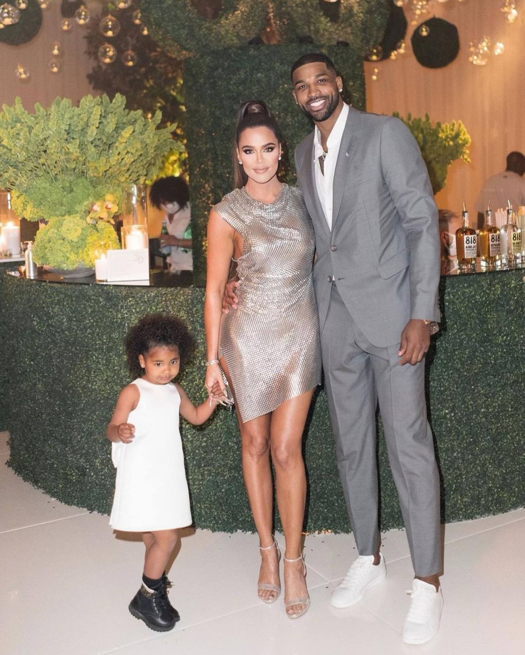 Khloé Kardashian and Tristan Thompson with their first child, True. Photo: @khloekardashian/Instagram Khloé Kardashian and Tristan Thompson with their first child, True. Photo: @khloekardashian/Instagram