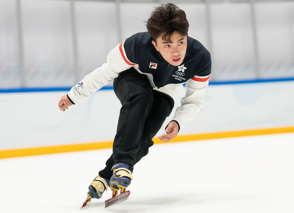 Hong Kong short-track speed skater Sidney Chu. Photo: Handout