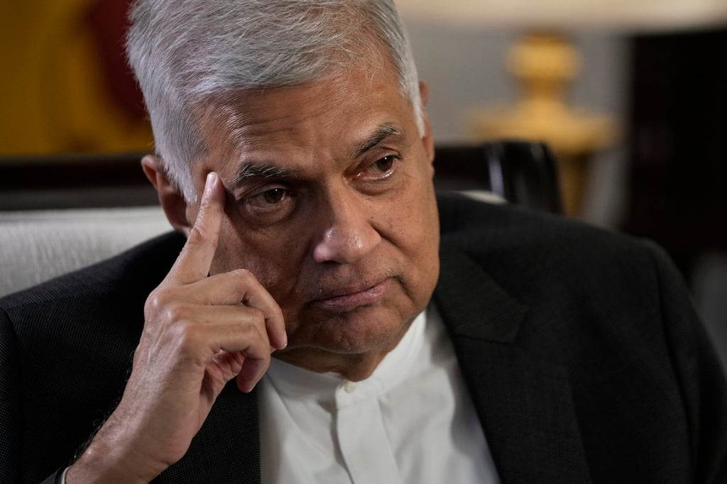 Sri Lanka’s new President Ranil Wickremesinghe is a veteran politician. File photo: AP Sri Lanka’s new President Ranil Wickremesinghe is a veteran politician. File photo: AP