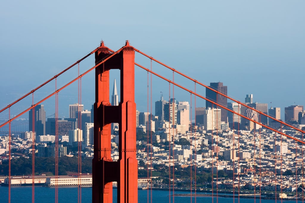 The Golden Gate Bridge in San Francisco, California. The US state was the most popular destination among property buyers from China. Photo: Shutterstock