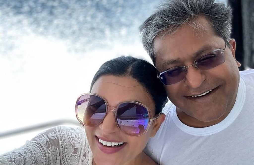 Lalit Modi has found happiness with Bollywood star Sushmita Sen, and the internet is losing its mind. Photo: @lalitkmodi/Instagram