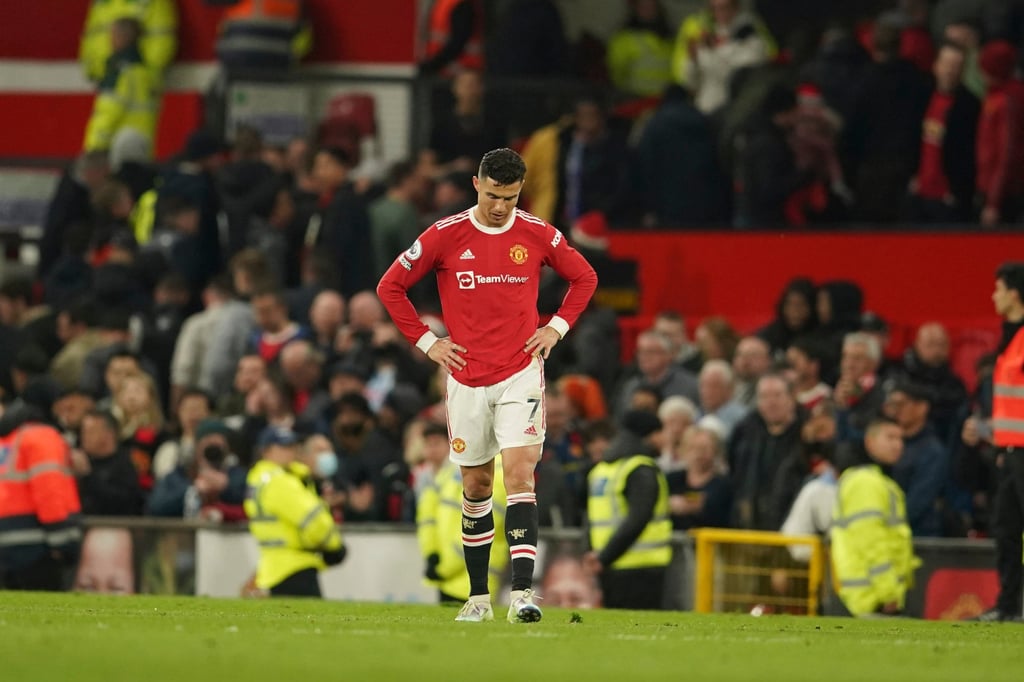Ronaldo reportedly wants out after only one season back at Old Trafford because United is no longer in the Champions League or in shape to compete with the best teams in England. Photo: AP