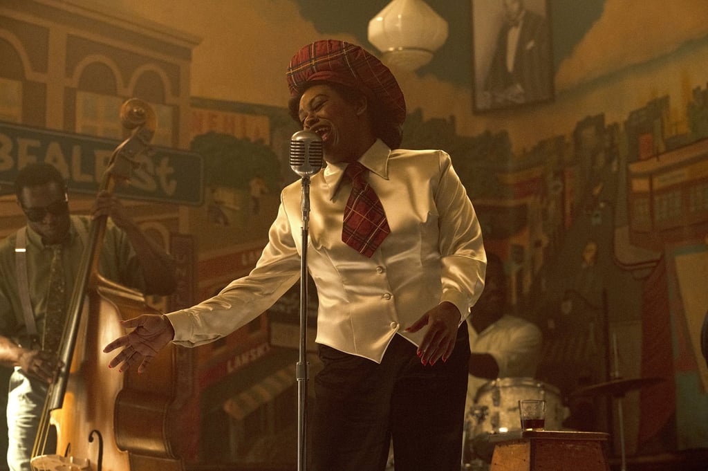 Shonka Dukureh as Willie Mae Thornton – better known as Big Mama – in Elvis. Photo: Warner Bros/TNS