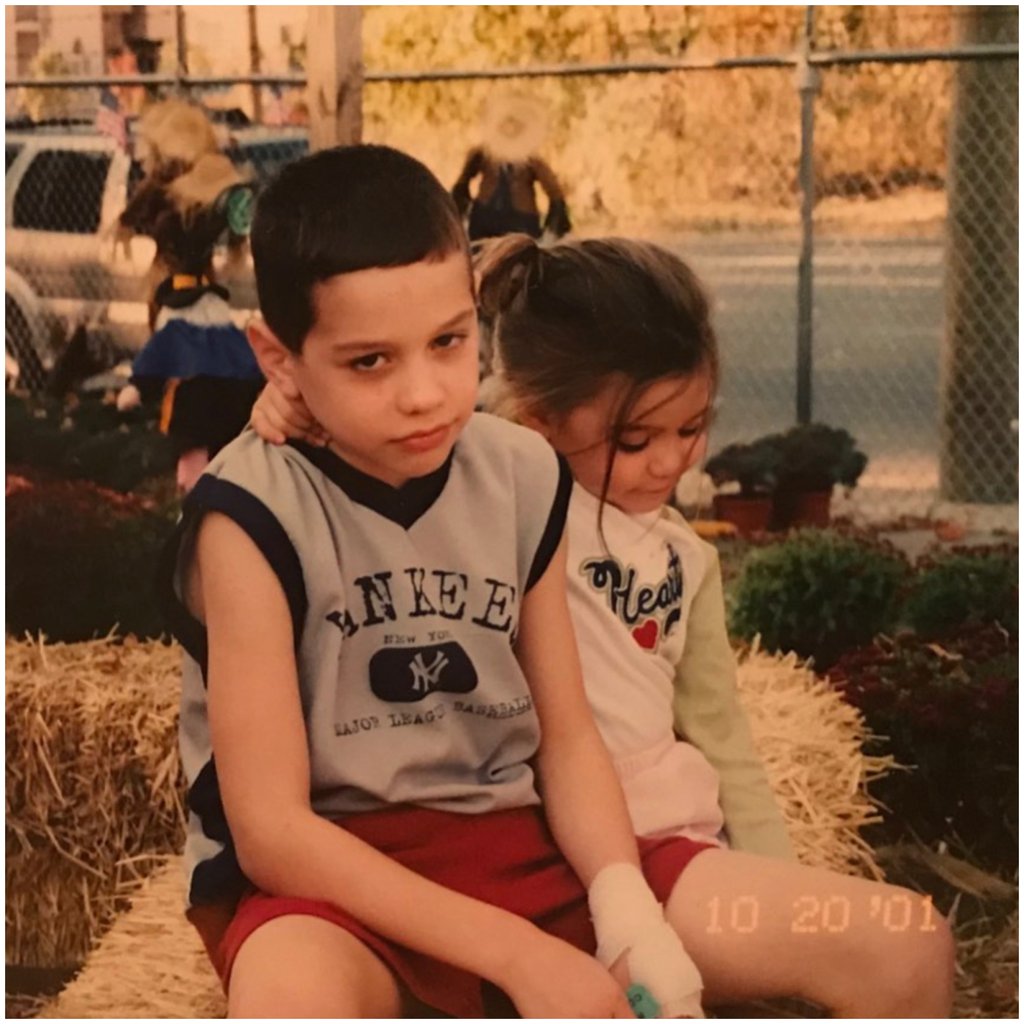 Casey Davidson often posts childhood throwback photos of herself and her comedian brother, Pete Davidson. Photo: @caseydavidson/Instagram Casey Davidson often posts childhood throwback photos of herself and her comedian brother, Pete Davidson. Photo: @caseydavidson/Instagram