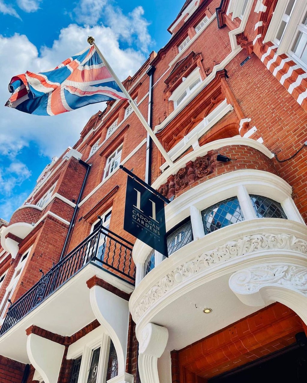 Boutique luxury hotel 11 Cadogan Gardens is made up of four Victorian town houses. Photo: @11cadogangardens/Instagram