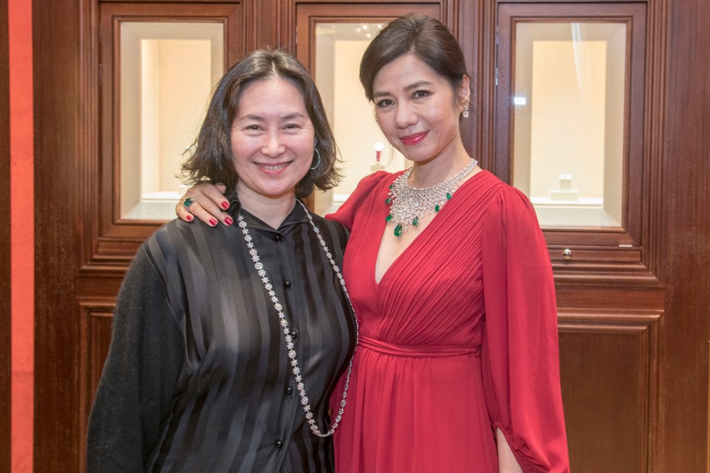 Pansy Ho and Cherie Chung at a Chopard event in Elements, Hong Kong. Photo: Handout