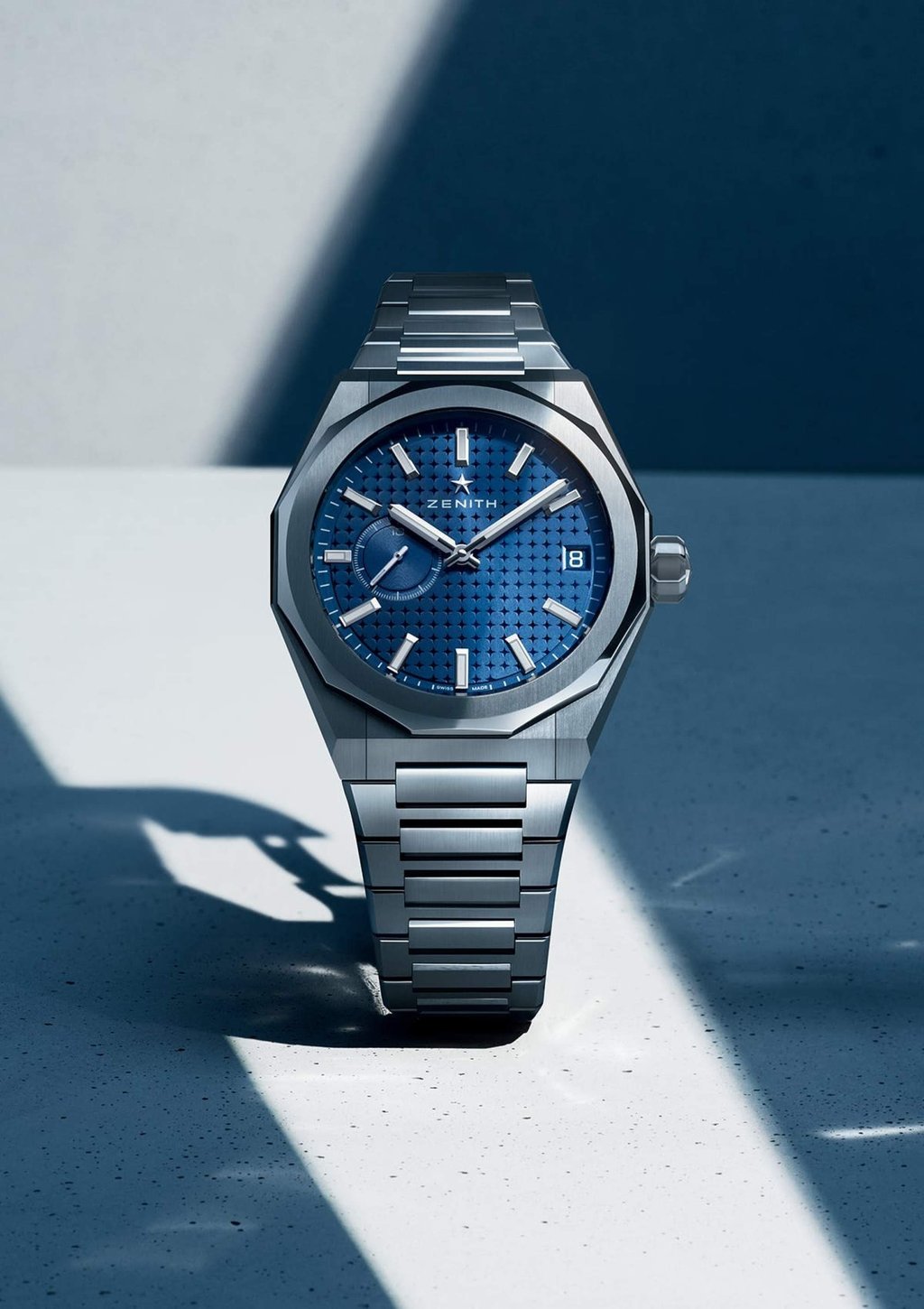 The Defy Skyline has an octagonal case reminiscent of Zenith’s original 1960s watch. Photo: Zenith The Defy Skyline has an octagonal case reminiscent of Zenith’s original 1960s watch. Photo: Zenith