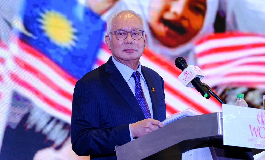 During Najib Razak’s nine years in power, he signed multiple multibillion-dollar infrastructure deals with China-backed firms. File photo: Bloomberg