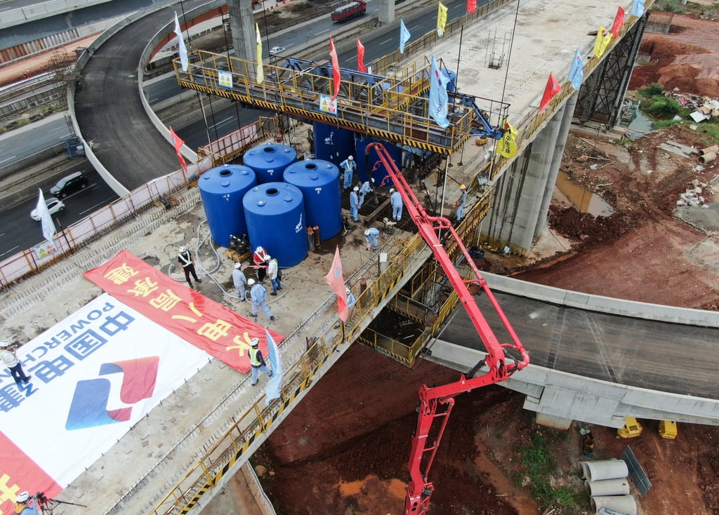 The Jakarta-Bandung High Speed Railway in Indonesia, shown under construction in 2020, is a project of China’s Belt and Road Initiative. China is Indonesia’s biggest trading partner. Photo: Xinhua The Jakarta-Bandung High Speed Railway in Indonesia, shown under construction in 2020, is a project of China’s Belt and Road Initiative. China is Indonesia’s biggest trading partner. Photo: Xinhua