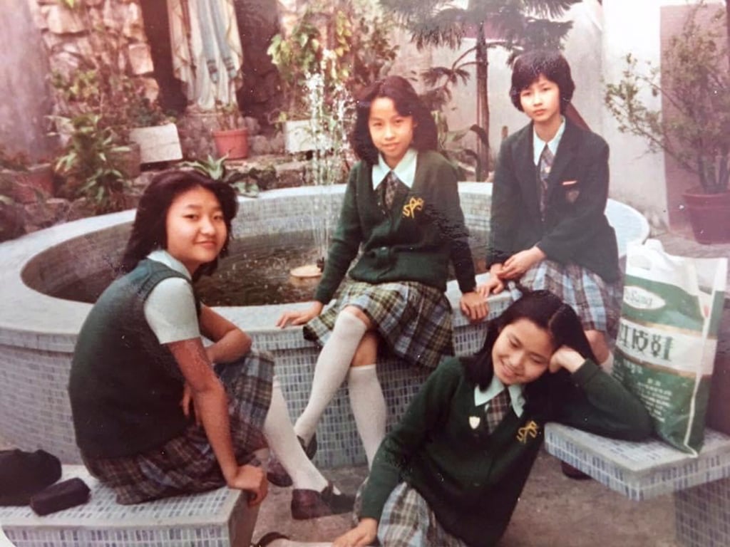 Chung (back, right) at 13 in high school. Photo: Christina Chung Chung (back, right) at 13 in high school. Photo: Christina Chung
