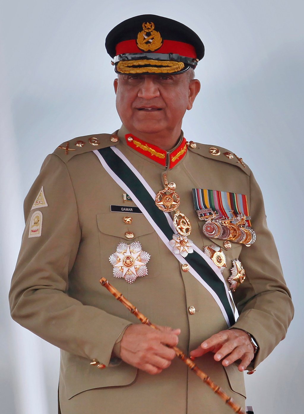 Pakistan army chief General Qamar Javed Bajwa, aged 61, is often referred to as the ultimate arbiter of power in the South Asian nation. Photo: AP