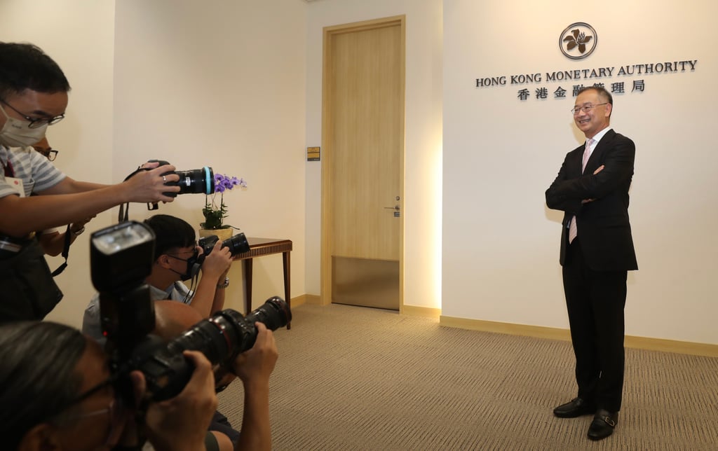 HKMA CEO Eddie Yue says investors could not stay totally unscathed amid global market gyrations. Photo: Xiaomei Chen