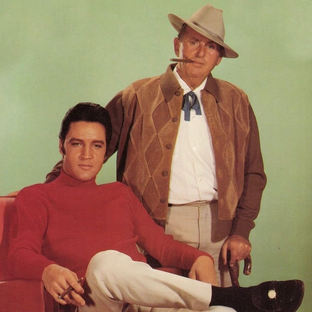 Colonel Tom Parker watched Elvis Presley live at the Louisiana Hayride in 1955. Photo: @priscillapresleyelvisfan/Instagram Colonel Tom Parker watched Elvis Presley live at the Louisiana Hayride in 1955. Photo: @priscillapresleyelvisfan/Instagram