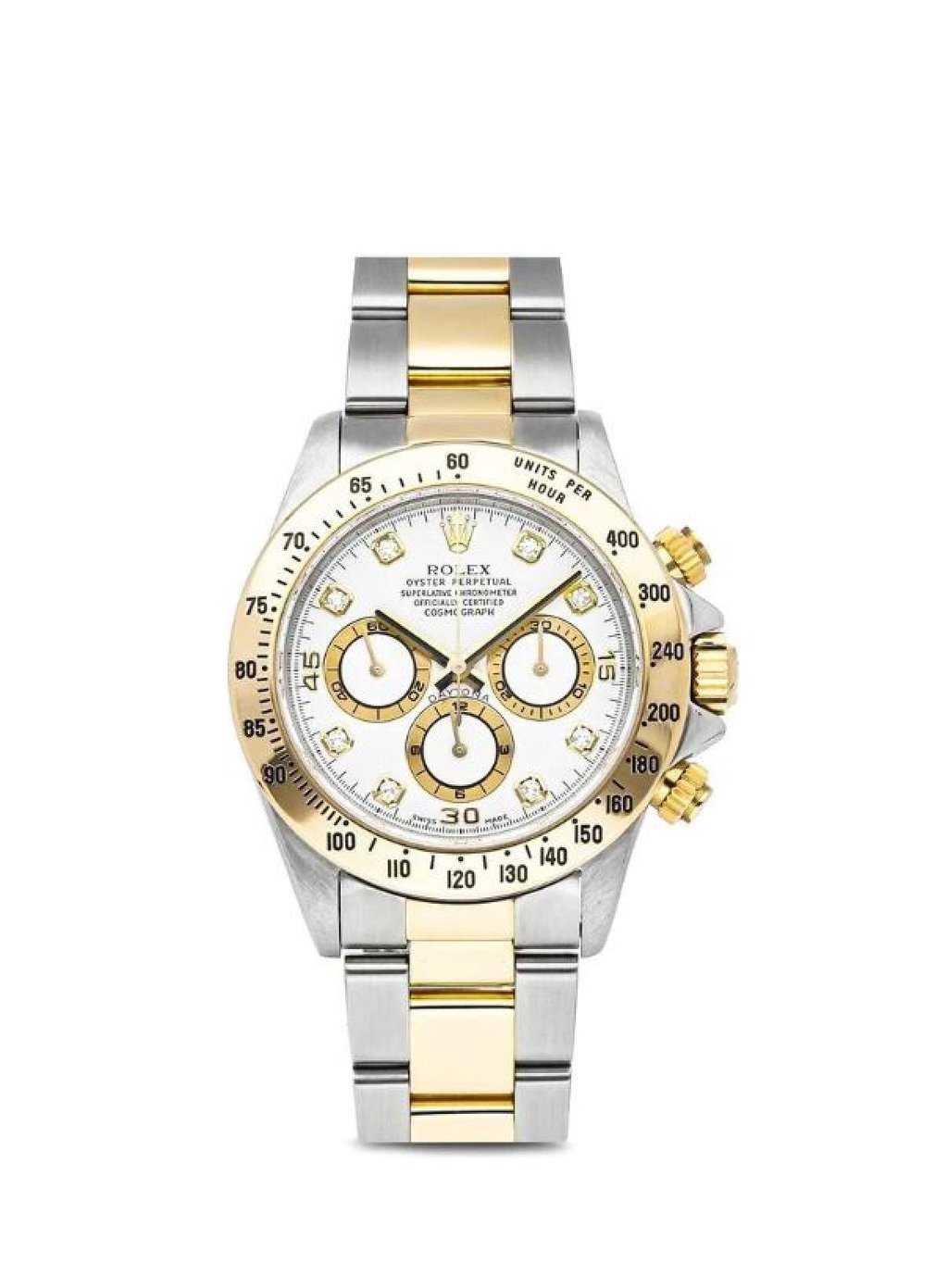 The 1995 Rolex Daytona Cosmograph 40mm timepiece. The 1995 Rolex Daytona Cosmograph 40mm timepiece.
