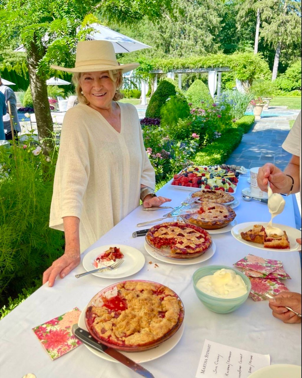 Stewart is known for her impeccable taste and for decorating homes, cooking lavish meals and throwing the perfect party. Photo: Instagram