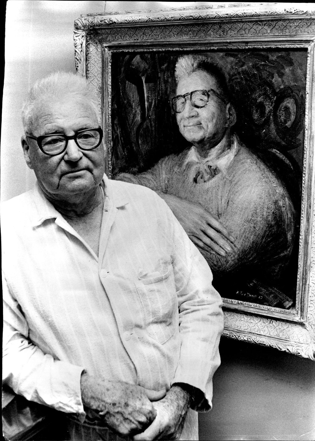 Frank Clune, pictured in his home in 1969. Photo: Getty Images