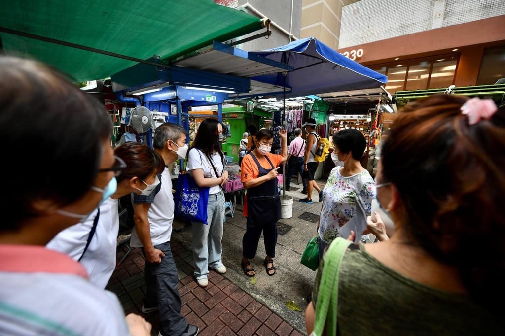 People visit hawker stalls in Wan Chai. Photo: Come’n Chill at Wanchai