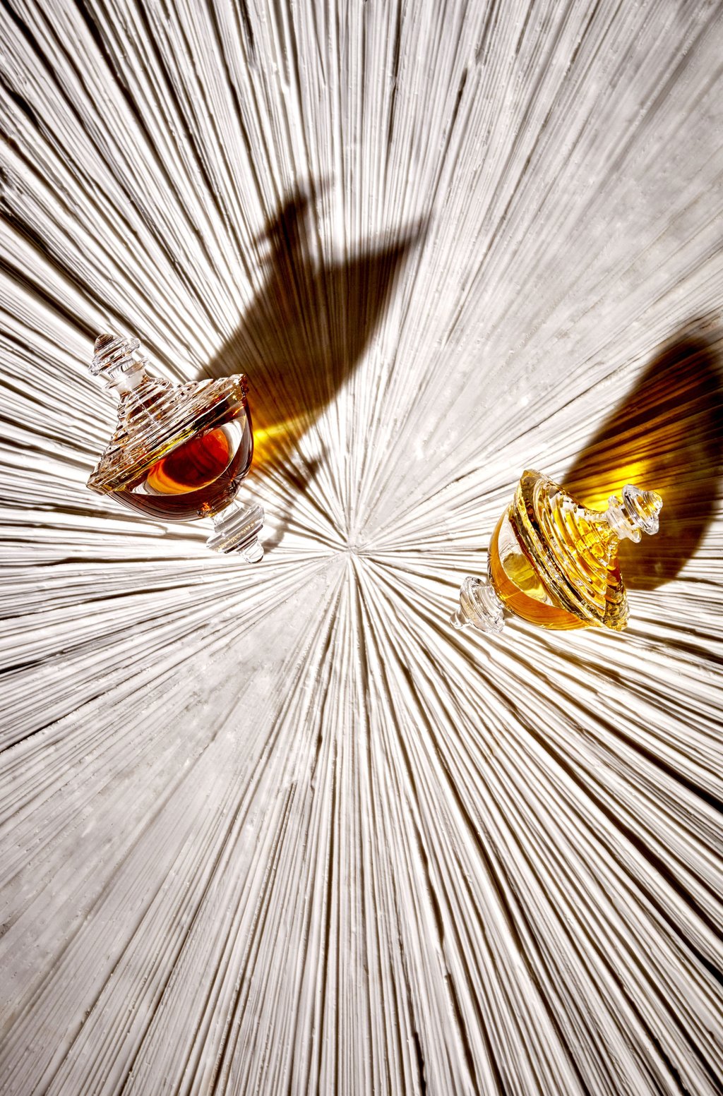 Henry Jacques’ Les Toupies collection III: Fanfan and Galileo, featuring saffron and lavender, and Italian mandarin and geranium, respectively. Henry Jacques’ Les Toupies collection III: Fanfan and Galileo, featuring saffron and lavender, and Italian mandarin and geranium, respectively.