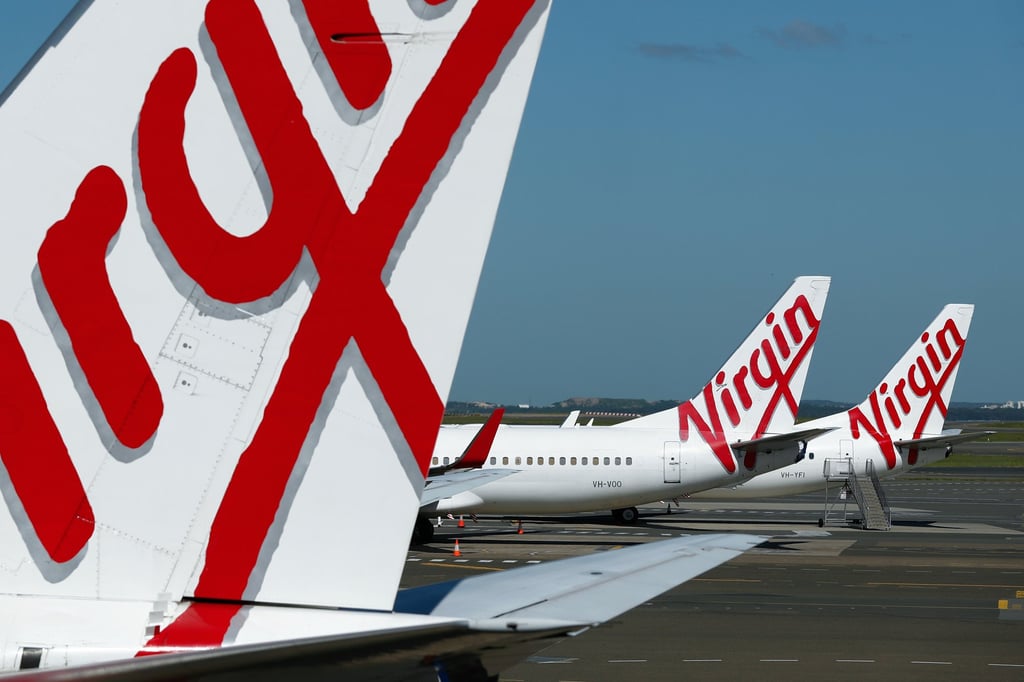 Virgin Australia cancelled the biggest proportion of flights in the three months through to July-end, according to analytics data. Photo: Bloomberg