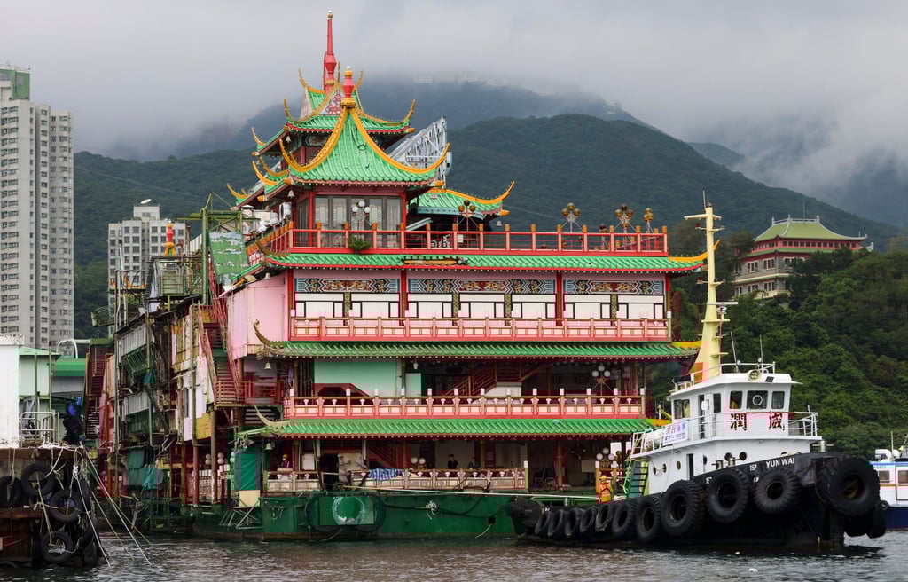 The iconic Jumbo Floating Restaurant left the city in June to head to its new home in Cambodia. Photo: Dickson Lee