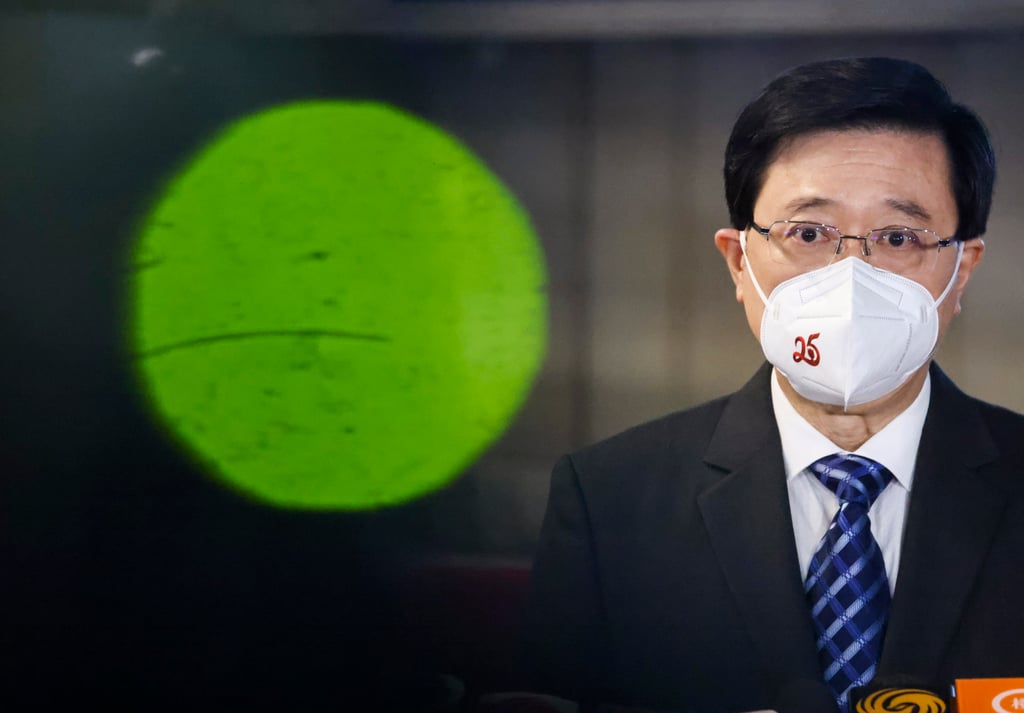 Hong Kong Chief Executive John Lee. Photo: K. Y. Cheng
