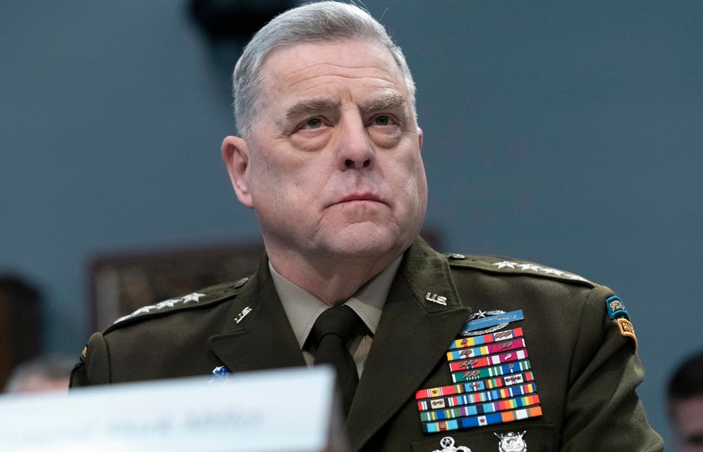 General Mark Milley, chairman of the US Joint Chiefs of Staff, seen in Washington on May 11. Photo: AP