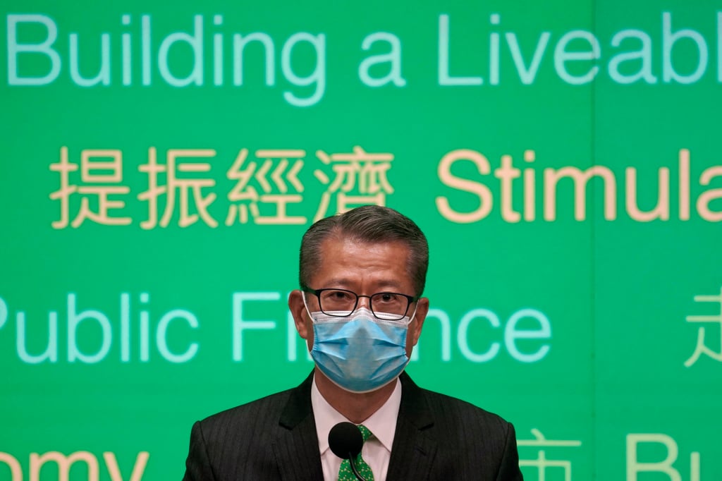 Hong Kong Finance Minister Paul Chan has said geopolitical factors are unpredictable but the city has to prepare for a worst-case scenario. Photo: AP Hong Kong Finance Minister Paul Chan has said geopolitical factors are unpredictable but the city has to prepare for a worst-case scenario. Photo: AP