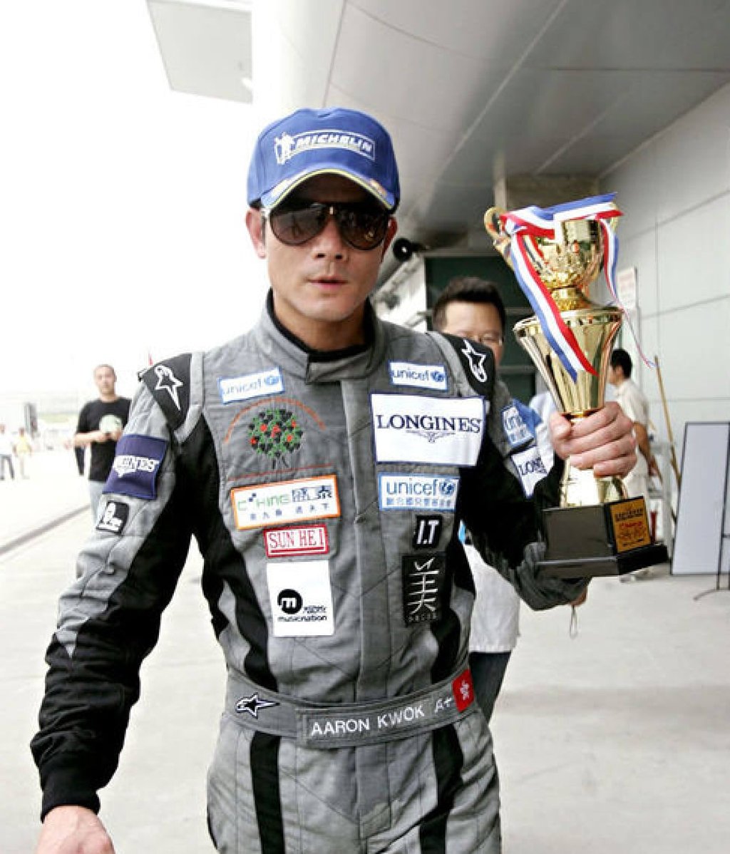 Aaron Kwok owns his own racing team called FS Sports. Photo: @aaronkwok/Weibo