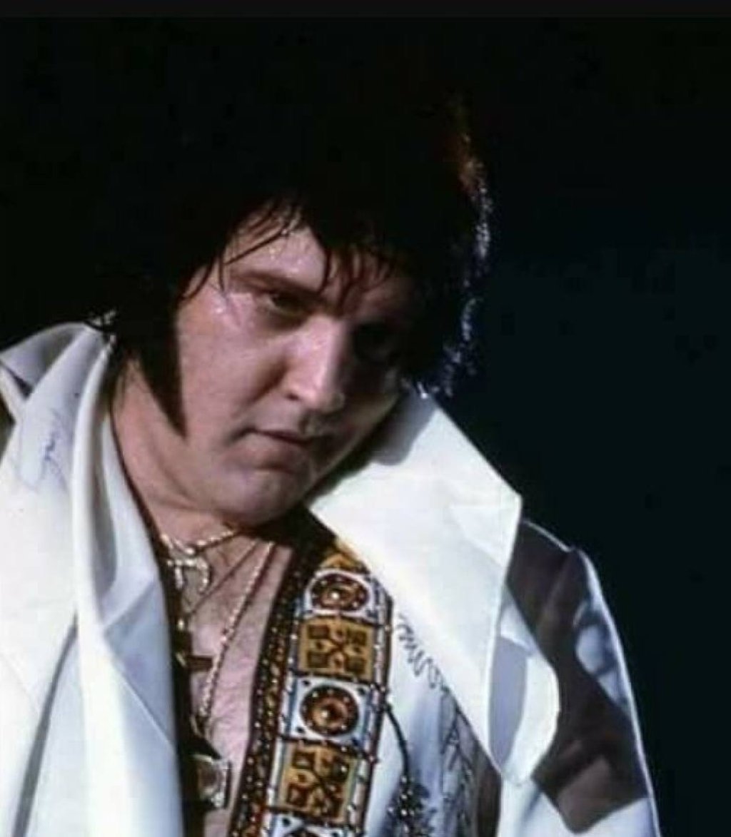 Elvis Presley worked out hard onstage, but it wasn’t enough for his own high standards. Photo: @elvisinmemory/Instagram