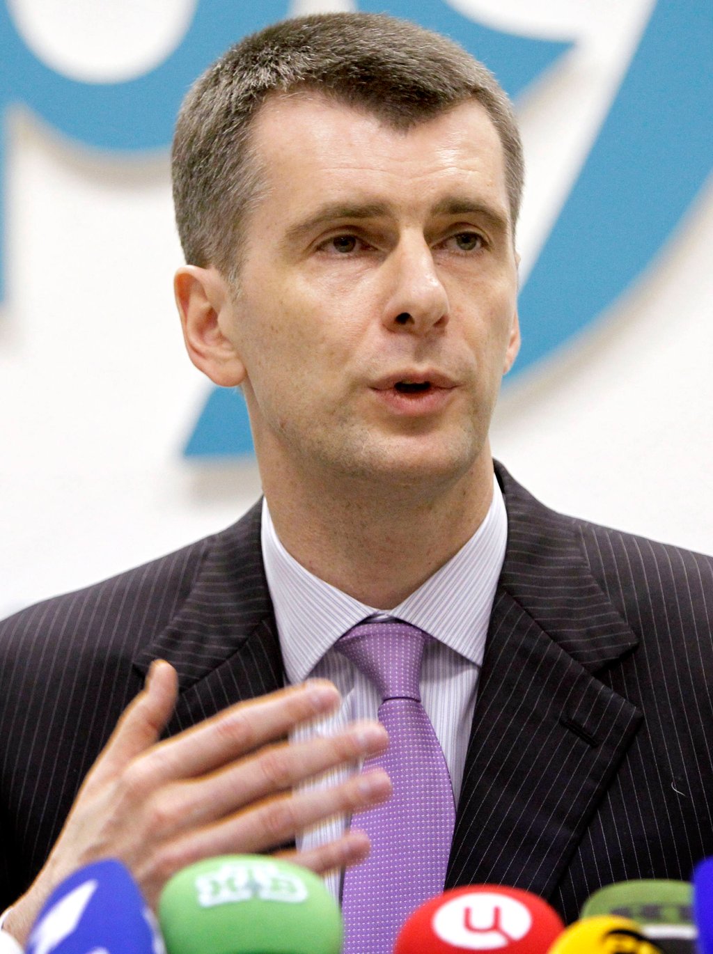 Russian billionaire businessman Mikhail Prokhorov. Photo: AP