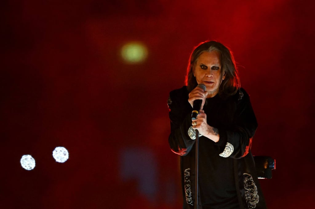 British singer Ozzy Osbourne performs during the closing ceremony for the Commonwealth Games at the Alexander Stadium in Birmingham. Photo: AFP British singer Ozzy Osbourne performs during the closing ceremony for the Commonwealth Games at the Alexander Stadium in Birmingham. Photo: AFP