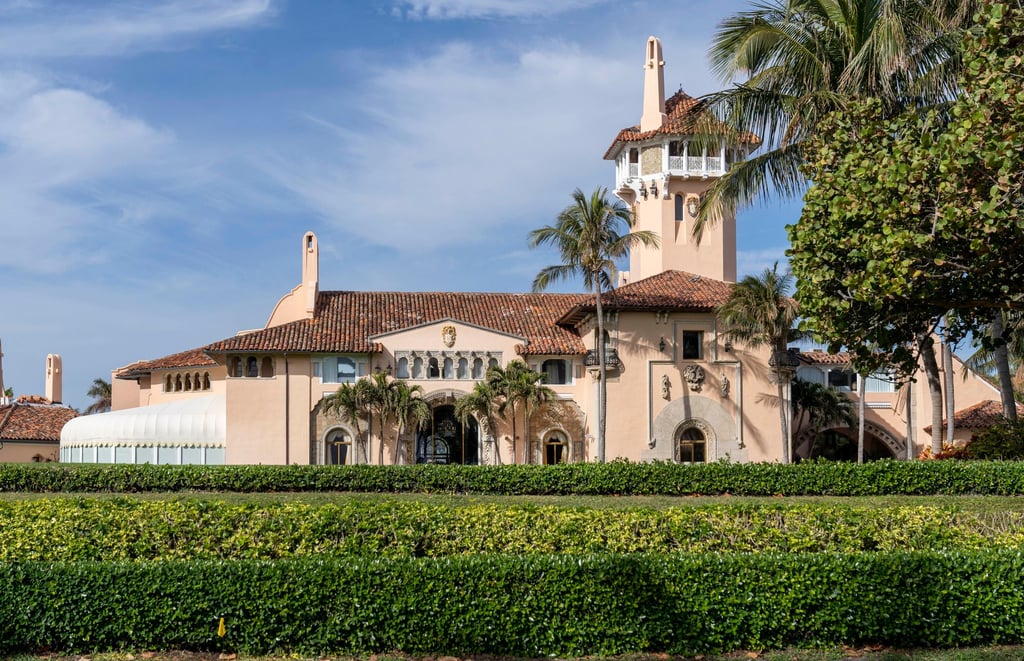 Donald Trump’s Mar-a-Lago resort is seen in Palm Beach, Florida, in January 2021. Photo: The Palm Beach Post via AP
