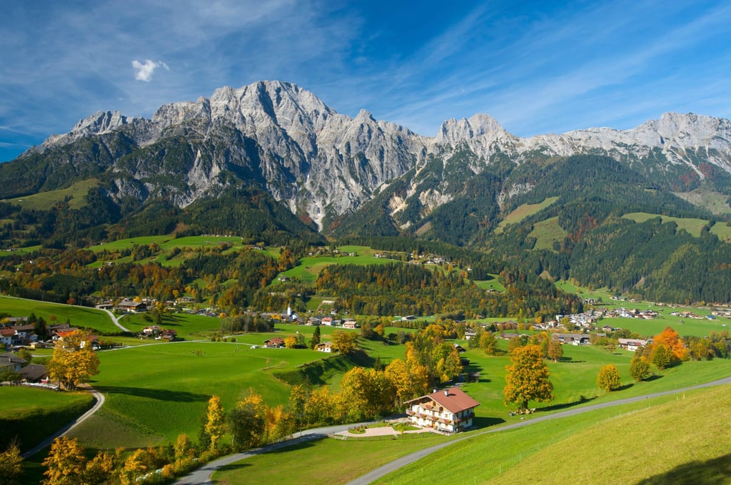 Leogang in Pinzgau, Salzburger Land, Austria. Photo: Corbis