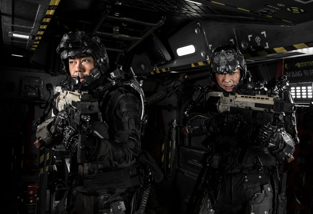 Lau Ching-wan (left) and Louis Koo in a still from Warriors of Future. Lau Ching-wan (left) and Louis Koo in a still from Warriors of Future.