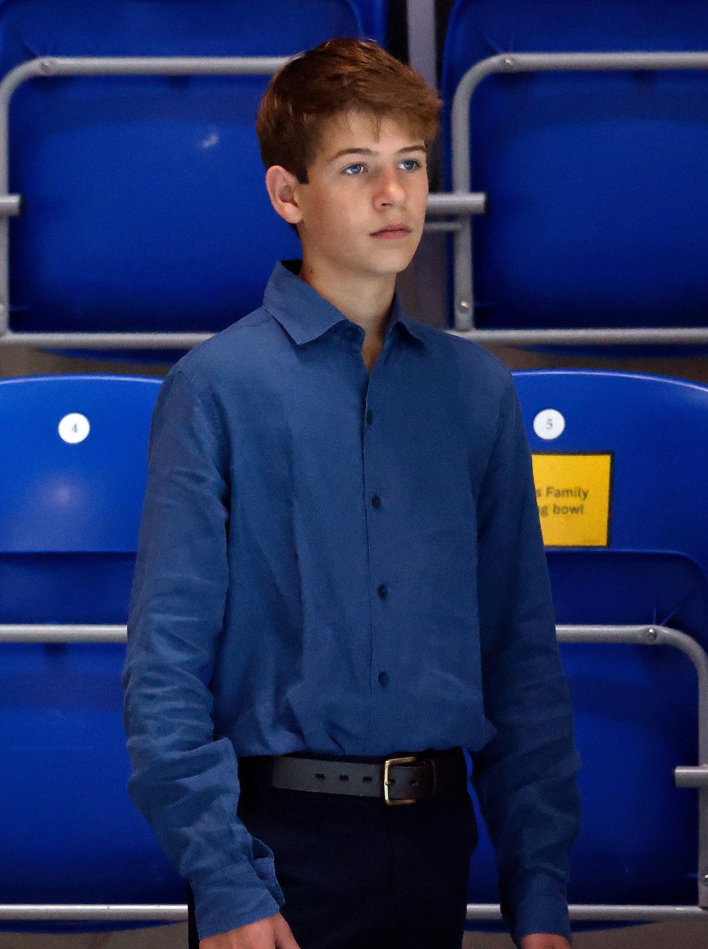 James, Viscount Severn, watches the swimming during the 2022 Commonwealth Games at the Sandwell Aquatics Centre on August 2, in Birmingham, England. Photo: Indigo/Getty Images