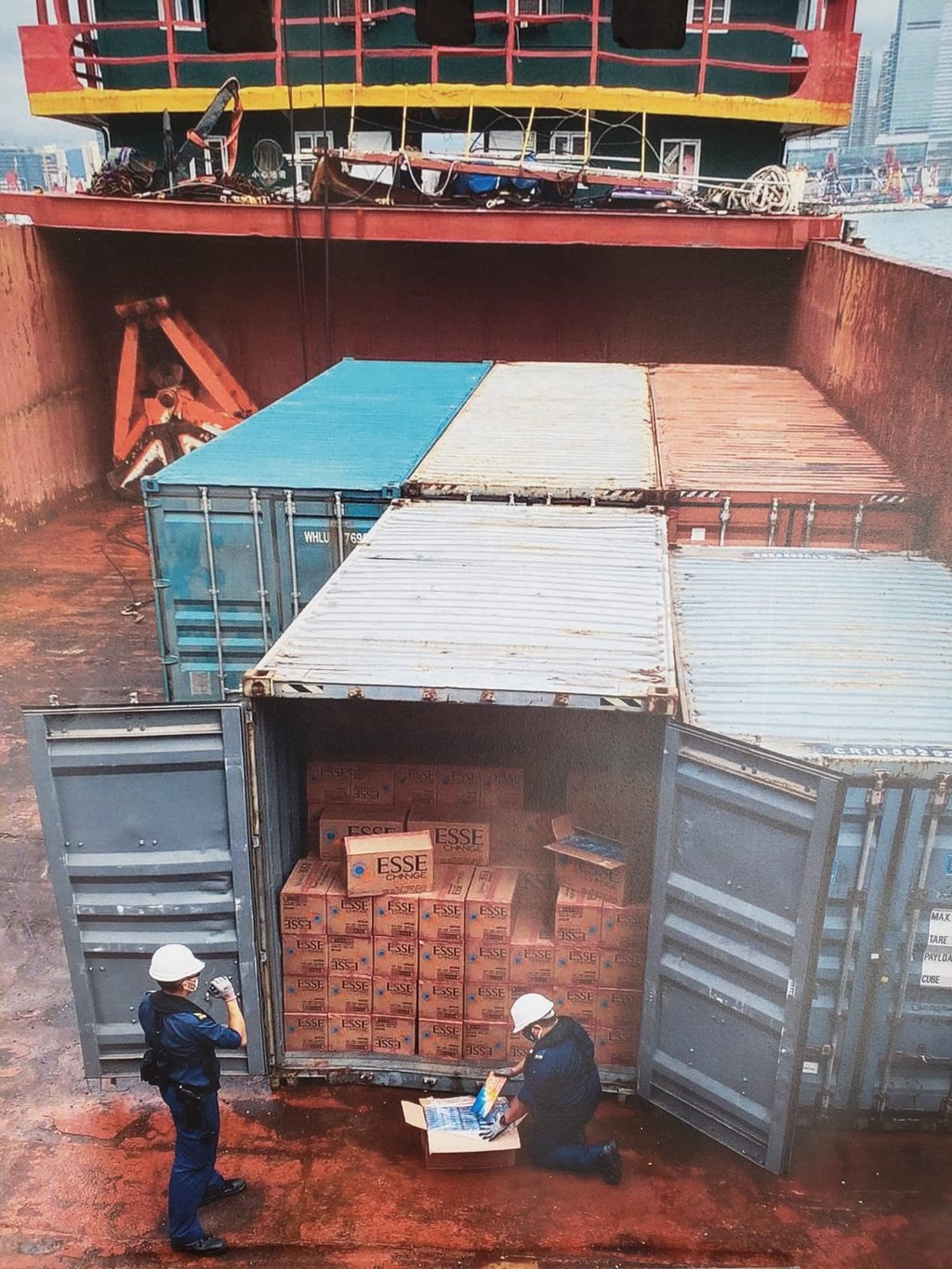 Hong Kong customs officers have changed their strategy to tackle the black market cigarette trade. Photo: Handout