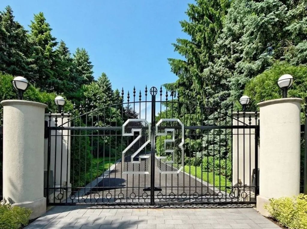 Unless the buyer wants a piece of NBA history, they will have to invest in significant renovations to the highly Michael Jordan-specific property. Photo: The Agency Unless the buyer wants a piece of NBA history, they will have to invest in significant renovations to the highly Michael Jordan-specific property. Photo: The Agency