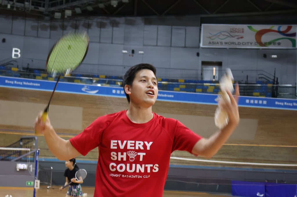 Vincent Wong is looking forward to spending more time coaching his WWK Badminton Club classes at the Hong Kong Velodrome in Tseung Kwan O. Photo: Shirley Chui Vincent Wong is looking forward to spending more time coaching his WWK Badminton Club classes at the Hong Kong Velodrome in Tseung Kwan O. Photo: Shirley Chui