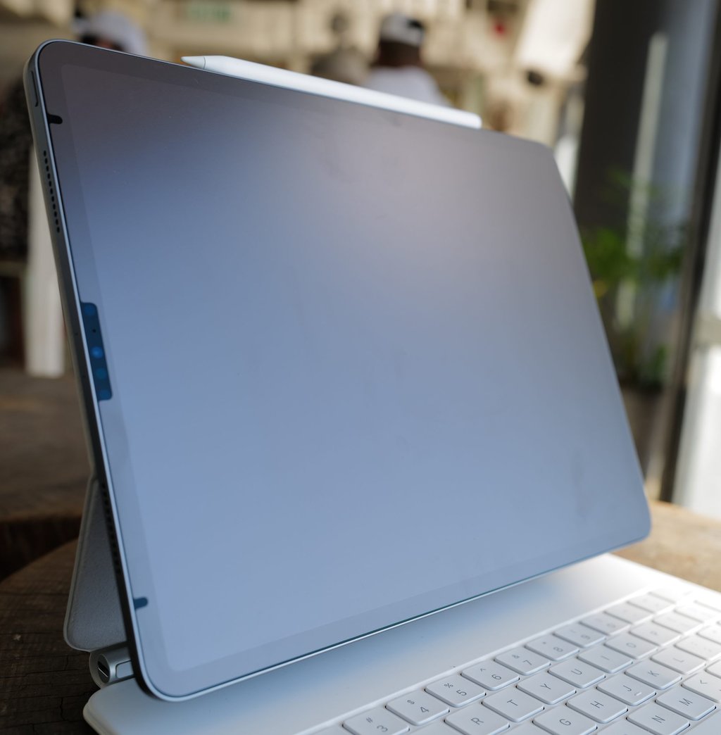 The Kare Lab says its screen protector for iPad and other tablets can shield against viruses and bacteria. Photo: The Kare Lab