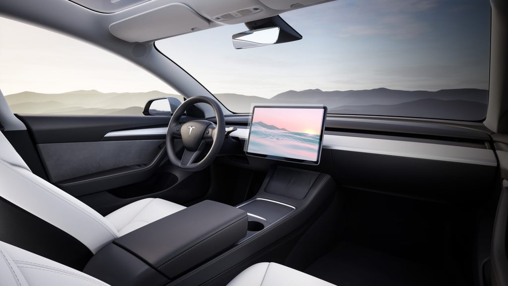 The Tesla Navigation Screen Protector and Tesla Door Handle Protector have been launched by The Kare Lab. The company says they have the same protection against viruses as its smartphone protector. Photo: The Kare Lab