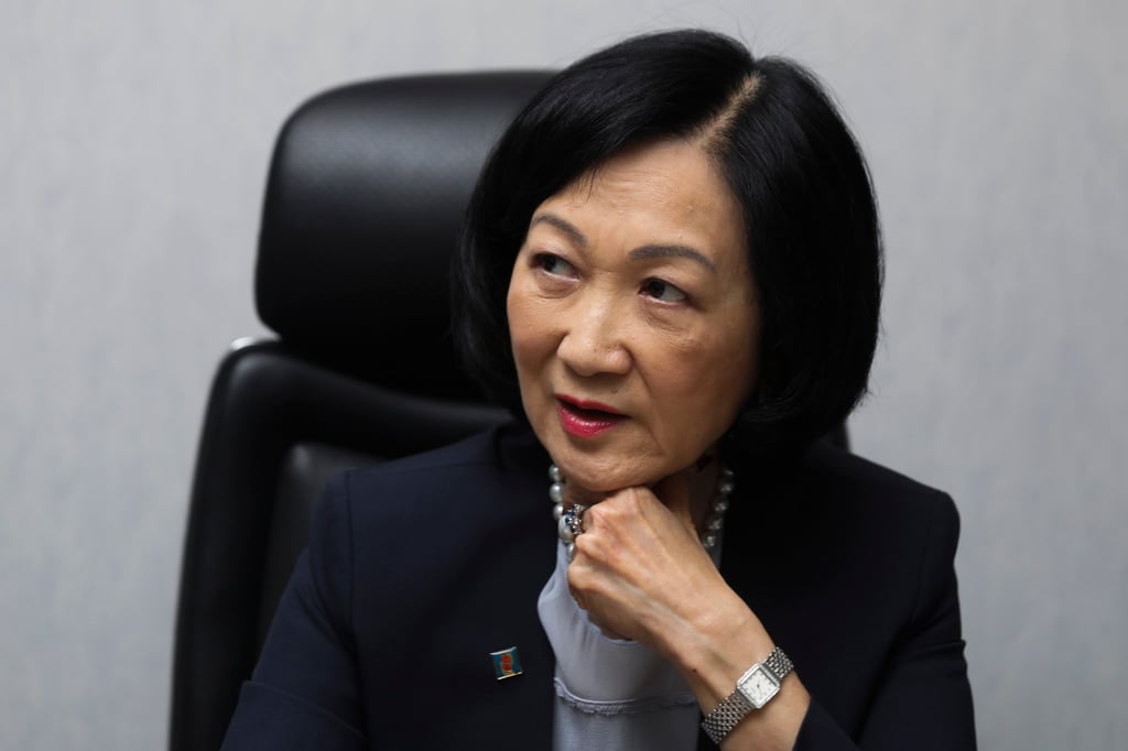 Regina Ip Lau Suk-yee said she had yet to convey her views to Chief Executive John Lee Ka-chiu. Photo: Xiaomei Chen
