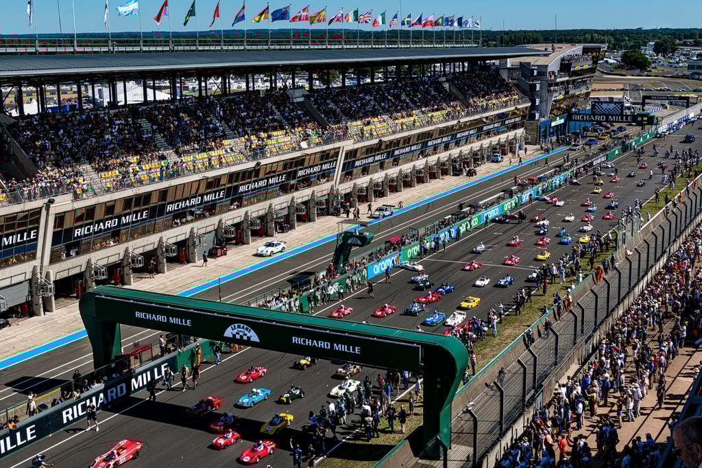 Le Mans Classic 2022, showcasing Richard Mille branding. Photo: Richard Mille Le Mans Classic 2022, showcasing Richard Mille branding. Photo: Richard Mille