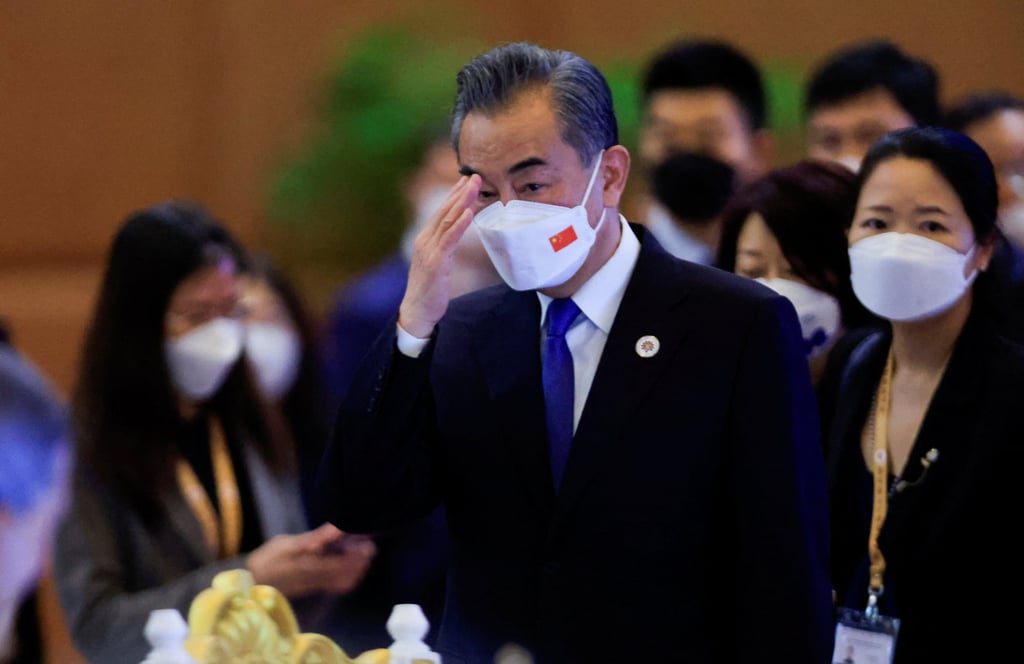Foreign Minister Wang Yi attends talks at the Asean Foreign Ministers’ Meeting in Phnom Penh, Cambodia, on August 5. Photo: Reuters