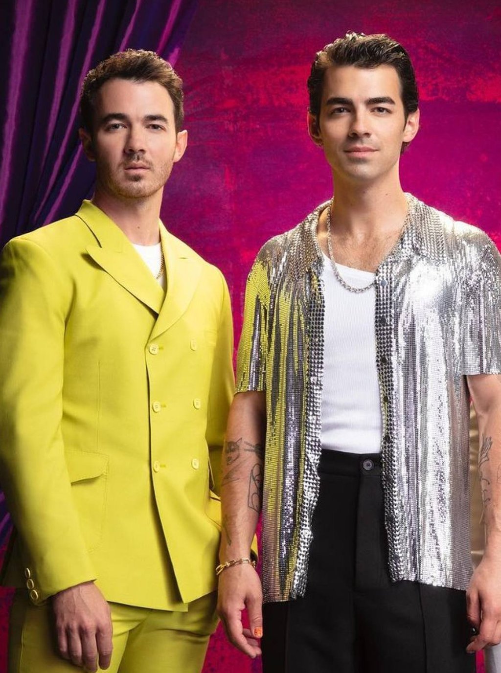 From left, Kevin and Joe Jonas. Photo: @jonasbrothers/Instagram